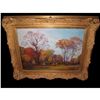 Image 9 : Early 20thc Signed Oil Painting, "Autumn" Bartholomew Sporer