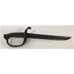 Civil War Officer's Sword Cut Down Into Fighting Knife