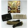Image 1 : Rifle Sling, Leather Cartridge Holder and Canvas Cartridge Slide by Trader Keith