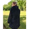 Image 4 : Mink & Leather Reversible Coat - Black Sheared Mink