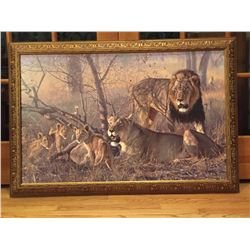 “Bahati Ya Kawinda” Signed and Numbered Giclee by John Banovich