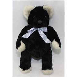 Sheared Rex Black Teddy Bear (Mr. Bear)