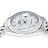 Image 7 : Rolex Men's Stainless Steel Mother Of Pearl Roman Datejust 36MM Wristwatch Datejust
