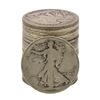 Image 1 : Roll of (20) Assorted Date 1929 and Earlier Walking Liberty Half Dollar Coins