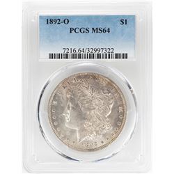 1892-O $1 Morgan Silver Dollar Coin PCGS MS64