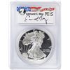 Image 1 : 1997-P $1 Proof American Silver Eagle Coin PCGS PR69DCAM Moy Signature