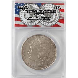 1900-S $1 Morgan Silver Dollar Coin ANACS Certified Genuine