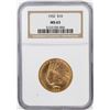Image 1 : 1932 $10 Indian Head Eagle Gold Coin NGC MS63