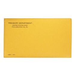 1961 (5) Coin Proof Set In Envelope