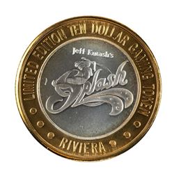 .999 Silver Riviera Hotel & Casino Las Vegas $10 Casino Limited Edition Gaming Token