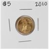 Image 1 : 2010 $5 American Gold Eagle Coin