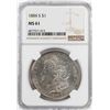 Image 1 : 1884-S $1 Morgan Silver Dollar Coin NGC MS61