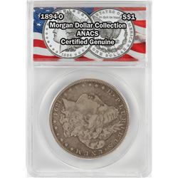 1894-O $1 Morgan Silver Dollar Coin ANACS Certified Genuine