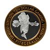 Image 1 : .999 Silver Fitzgeralds Casino & Hotel Las Vegas, NV $20 Limited Edition Gaming Token