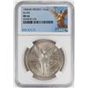 Image 1 : 1984Mo Mexico 1 Onza Libertad Silver Coin NGC MS66
