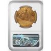 Image 2 : 1914 $20 St. Gaudens Double Eagle Gold Coin NGC MS62