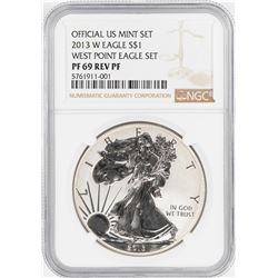 2013-W $1 Reverse Proof American Silver Eagle Coin NGC PF69