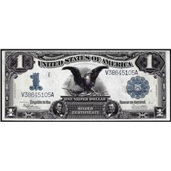 1899 $1 Black Eagle Silver Certificate Note