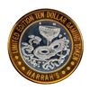 Image 2 : .999 Fine Silver Harrah's Casino Las Vegas, Nevada $10 Limited Edition Gaming Token