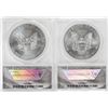 Image 2 : Lot of (2) 2012 $1 American Silver Eagle Coins ANACS MS70 First Strike