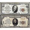 Image 1 : Lot of 1929 $10/20 Citizens NB Washington, PA CH# 3383 National Currency Notes