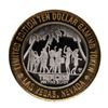 Image 2 : .999 Silver Tropicana Las Vegas, Nevada $10 Casino Limited Edition Gaming Token