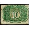 Image 2 : March 3, 1863 Ten Cents Second Issue Fractional Currency Note