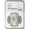 Image 1 : 1900 $1 Morgan Silver Dollar Coin NGC MS64