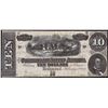 Image 1 : 1864 $10 Confederate States of America Note