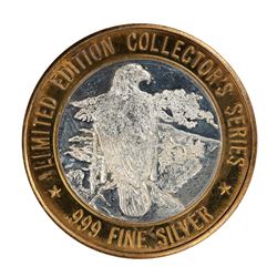 .999 Silver Prairie Meadows Altoona, Iowa $10 Casino Limited Edition Gaming Token