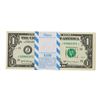 Image 1 : Pack of (100) Consecutive 2017 $1 Federal Reserve STAR Notes Kansas City