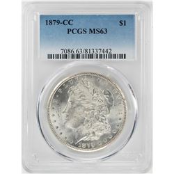 1879-CC $1 Morgan Silver Dollar Coin PCGS MS63
