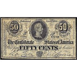 1864 The Confederate States of America Ohio Moses Meyer Ad Note