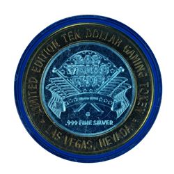 .999 Silver Las Vegas Club $10 Casino Limited Edition Gaming Token