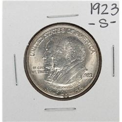 1923-S Monroe Doctrine Centennial Commemorative Half Dollar Coin