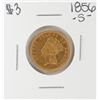 Image 1 : 1856-S $3 Indian Princess Head Gold Coin