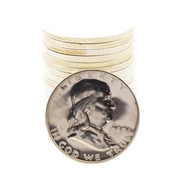 Roll of (20) Proof 1960 Franklin Half Dollar Coins