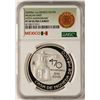 Image 1 : 2005Mo Mexican Mint 470th Anniversary Silver Medal NGC PF69 Ultra Cameo