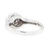 Image 3 : 18KT White Gold 0.62 ctw Diamond Wedding Ring