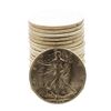Image 1 : Roll of (20) Brilliant Uncirculated 1945 Walking Liberty Half Dollar Coins
