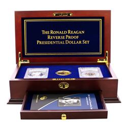 2016 Ronald Reagan Reverse Proof Presidential Dollar Set PCGS PR69 w/ Box