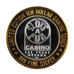 .999 Silver Slots A Fun Casino Las Vegas, NV $10 Limited Edition Casino Gaming Token