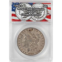 1902-O $1 Morgan Silver Dollar Coin ANACS Certified Genuine