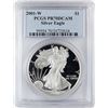 Image 1 : 2001-W $1 Proof American Silver Eagle Coin PCGS PR70DCAM