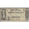 Image 1 : 1862 $1 The State of North Carolina Obsolete Banknote