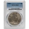 Image 1 : 1935 $1 Peace Silver Dollar Coin PCGS MS64