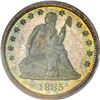 Image 3 : 1885 Proof Seated Liberty Quarter Coin Coin PCGS PR66 CAC Amazing Toning