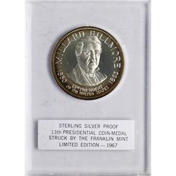1967 Limited Edition Sterling Silver Proof Presidential Medal