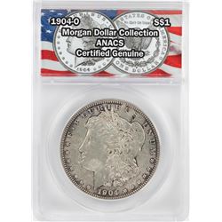 1904-O $1 Morgan Silver Dollar Coin ANACS Certified Genuine