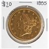 Image 1 : 1855 $20 Liberty Head Double Eagle Gold Coin